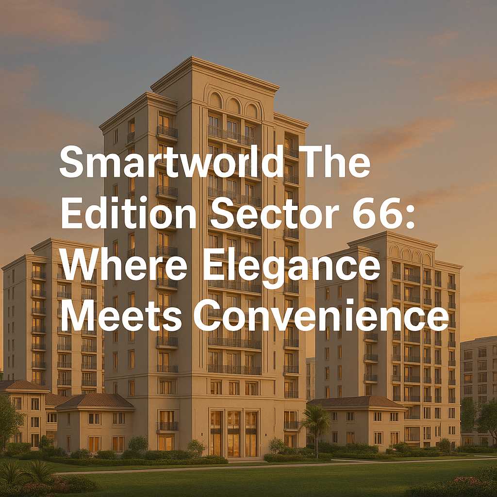 Luxury residences at Smartworld The Edition Sector 66 Gurgaon, offering premium living and modern amenities.