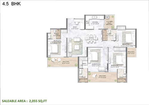 M3M Capital Floor Plan