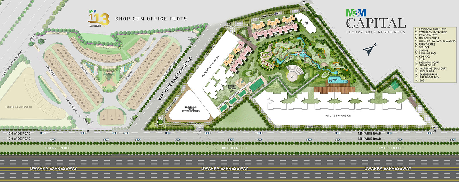 M3m capital site plan