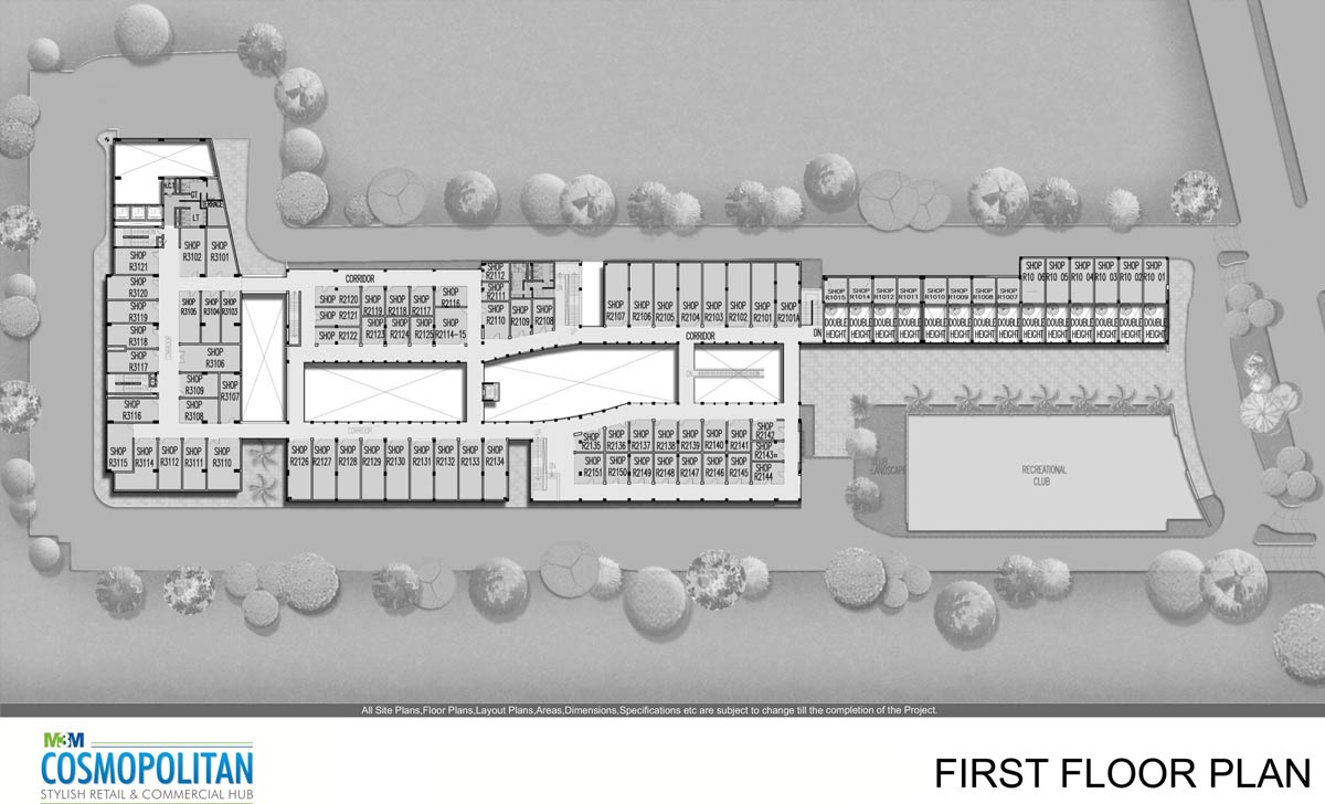 M3M Cosmopolitan floor plan