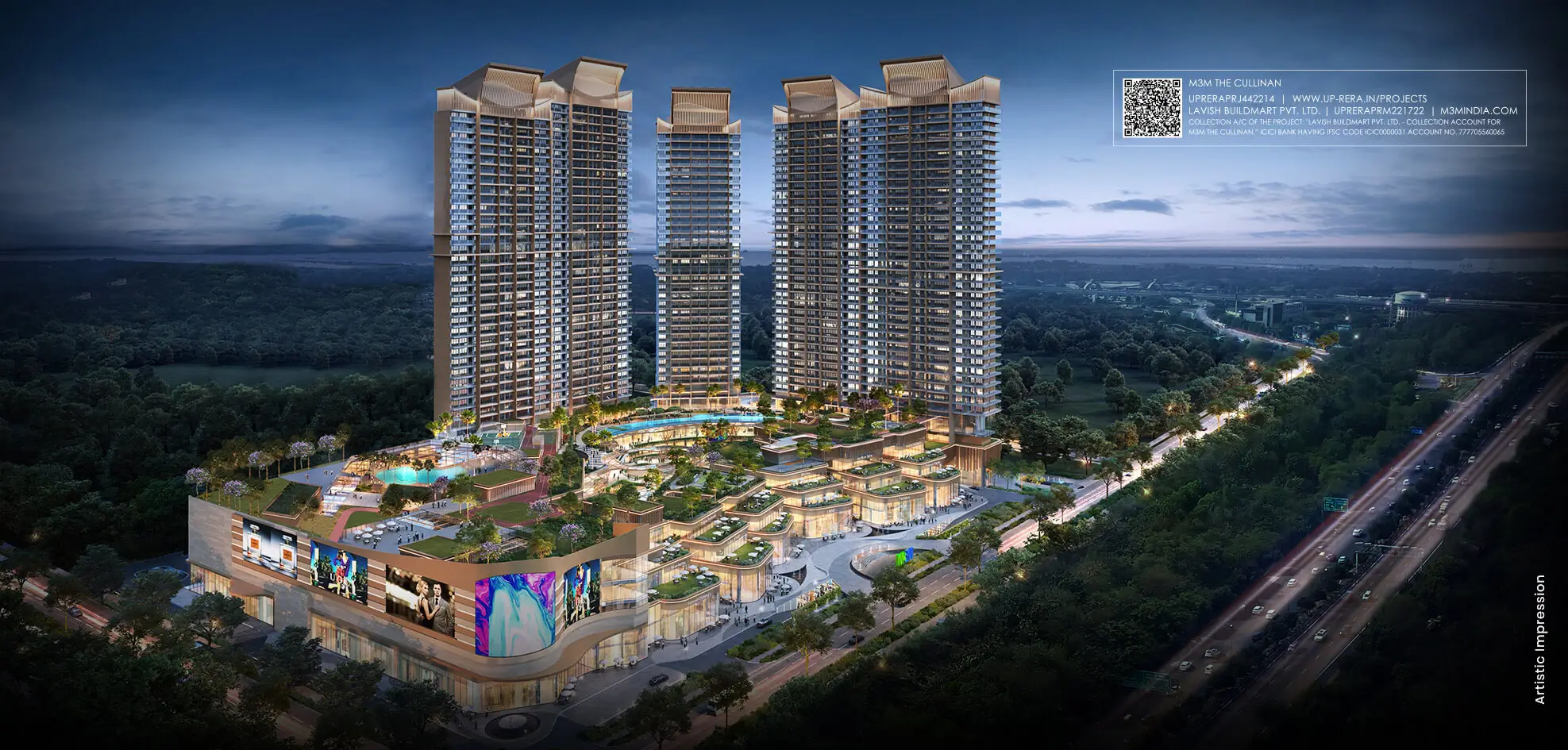 M3M The Cullinan Sector 94 Noida Banner