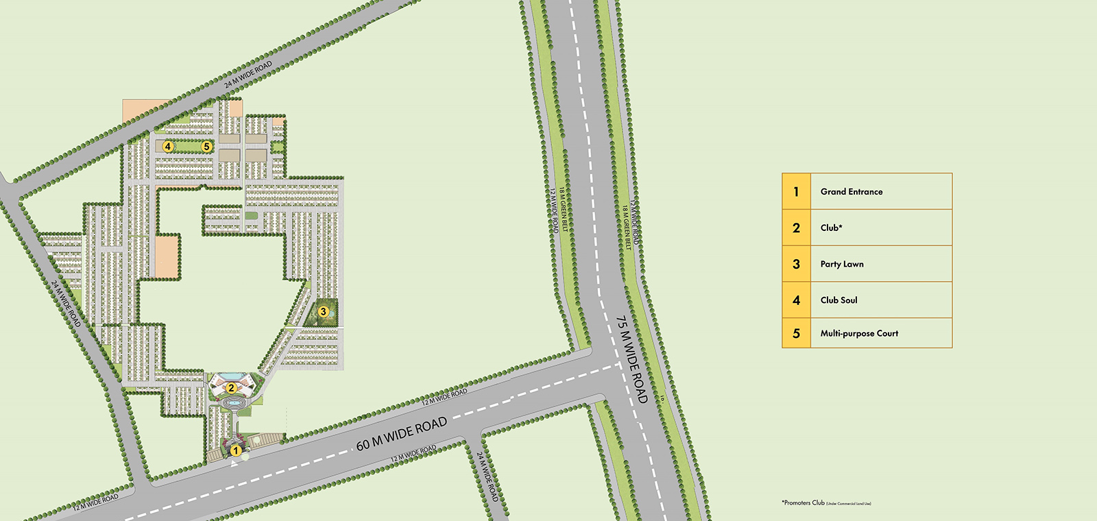M3M Mansion Site Plan