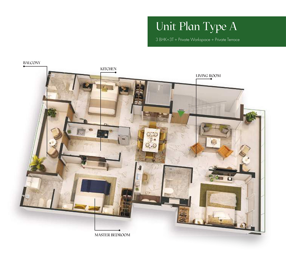M3M Soulitude Floor Plan