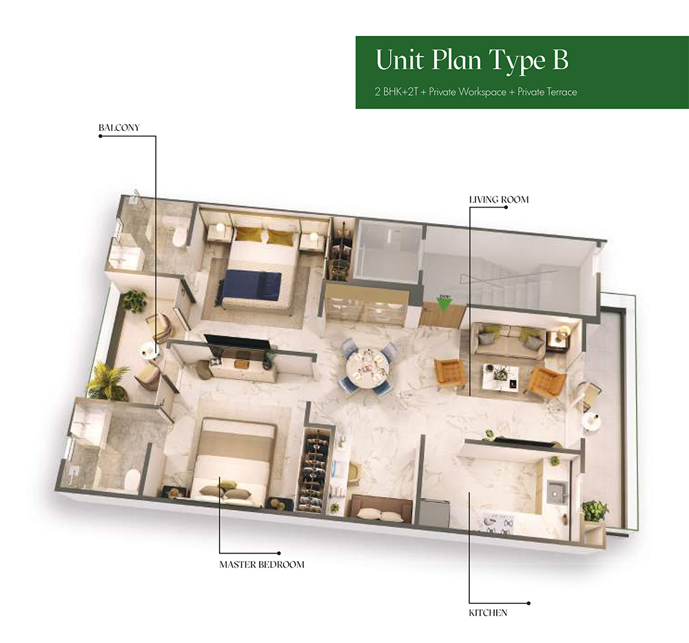 M3M Soulitude Floor Plan