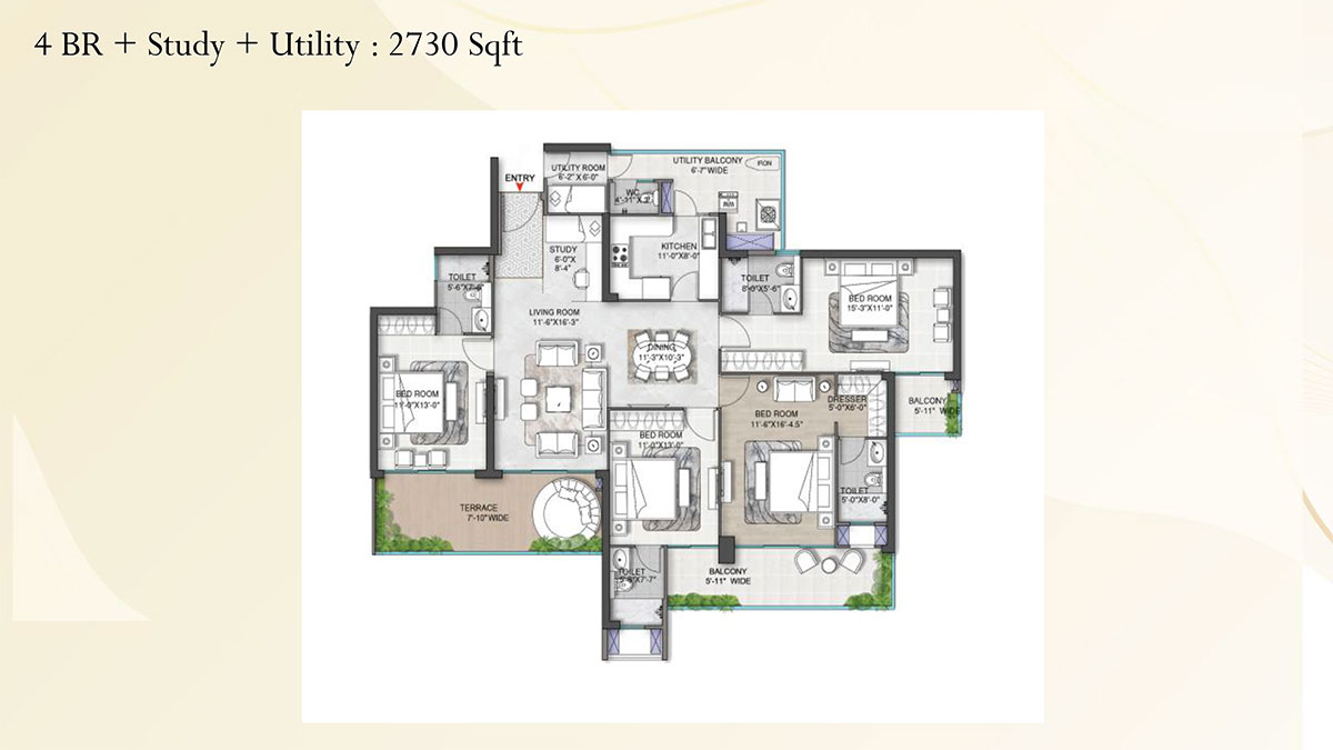 M3M St Andrews at SCDA Floor Plan