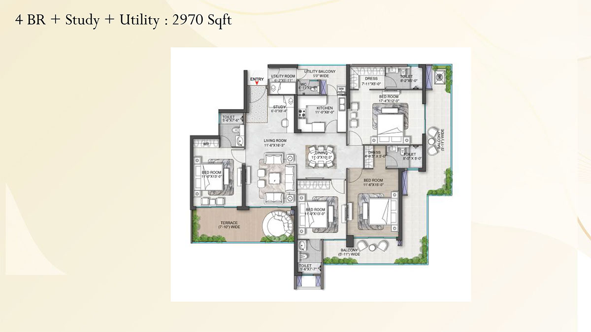 M3M St Andrews at SCDA Floor Plan