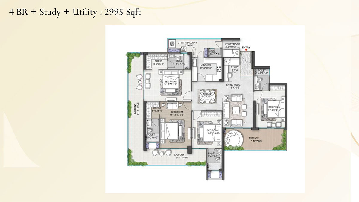 M3M St Andrews at SCDA Floor Plan