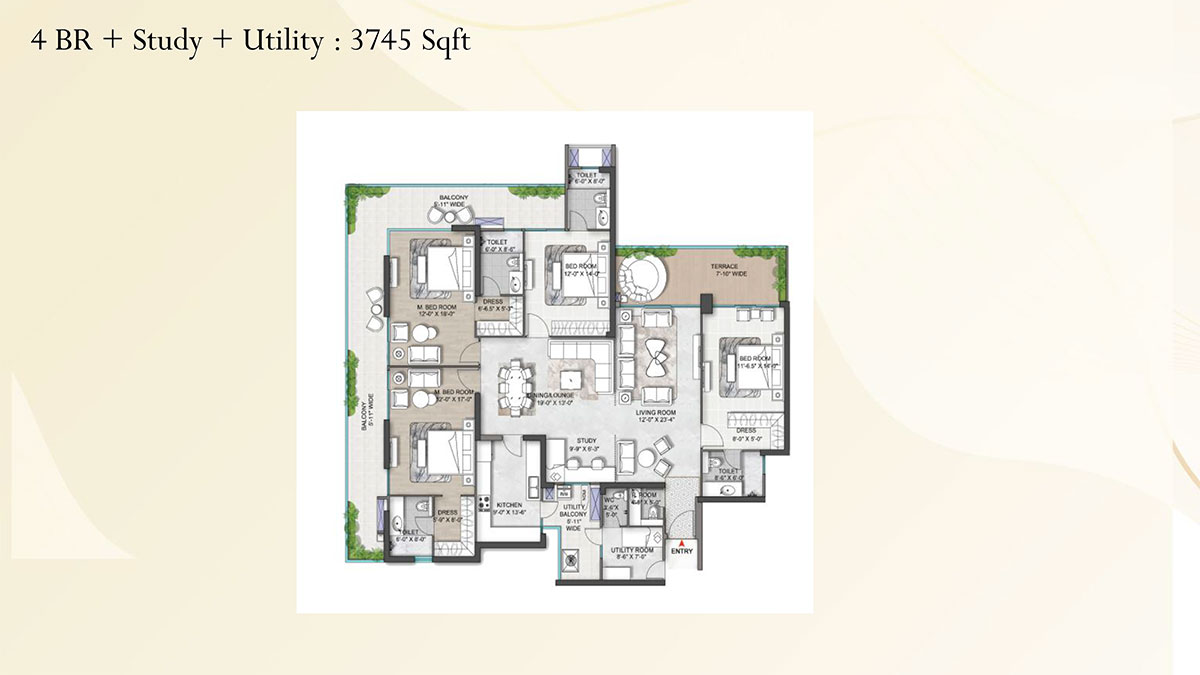 M3M St Andrews at SCDA Floor Plan